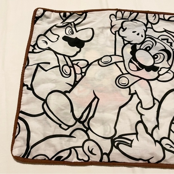 Lot of 2 Super Mario Character Pillowcases - Picture 14 of 16